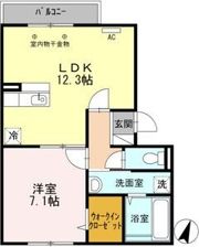 メイト城北 A棟の間取り画像