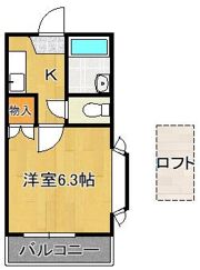 コーポ守恒の間取り画像