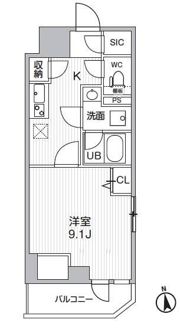 HF曳?レジデンスの間取り画像