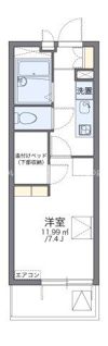 レオパレスエトワール 栗林の間取り画像