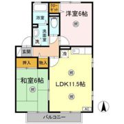 アリッサム21 A棟の間取り画像