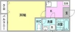 クレフラスト東山の間取り画像