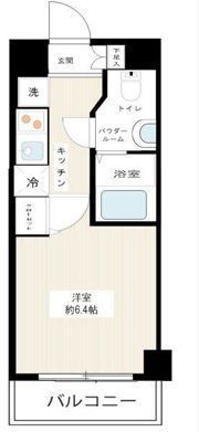 ARCOBALENO MUSASHIKOYAMAの間取り画像