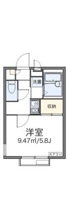 レオパレスサンピラー八幡の間取り画像