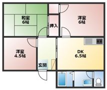 ファミール松ヶ坂の間取り画像