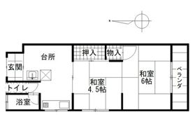 佐々木アパート 2F西の間取り画像