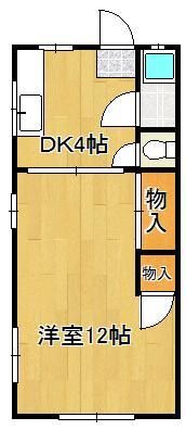 日の出コーポの間取り画像
