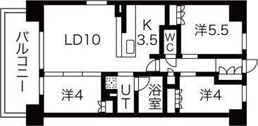 アーバンパーク淡路の間取り画像
