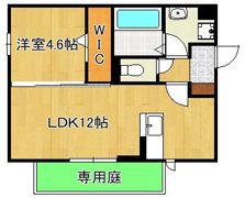 ストレイト葛葉の間取り画像