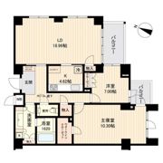 エスティメゾン白金台の間取り画像