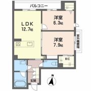 Moana Garden 水前寺の間取り画像