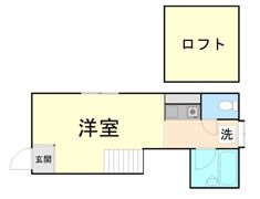 シャトーイン蛍池1の間取り画像
