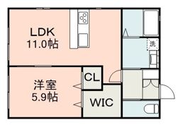 Rukia龍田の間取り画像