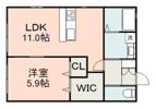 Rukia龍田の間取り画像