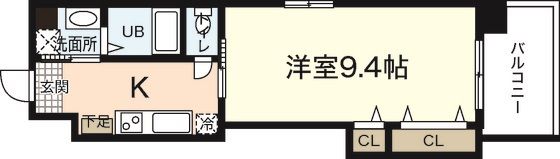 ノーブル縮景園の間取り画像