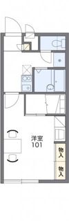 レオパレス竹寅の間取り画像