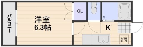 シャルムパレスAの間取り画像