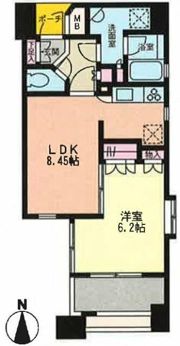 プライムアーバン恵比寿Ⅱの間取り画像