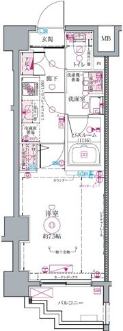 クレヴィスタ代田橋の間取り画像
