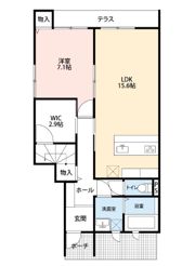 フォンデリアの間取り画像