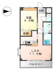 ブルーグランド竜王の間取り画像