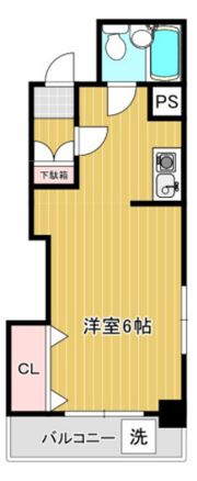 コーポ駅前ビルの間取り画像