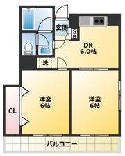 第2ルナマンションの間取り画像