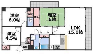 パードレ関目の間取り画像
