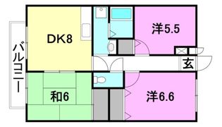 フォブール長野の間取り画像