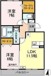 ジュネス セキシンの間取り画像