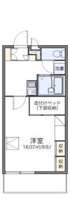 レオパレスはるかぜの間取り画像