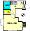 レアル金沢の間取り画像