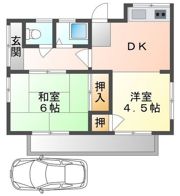石村様借家の間取り画像
