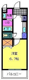 アンソレイユの間取り画像
