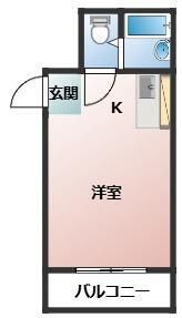 メビウス香里レジデンスの間取り画像