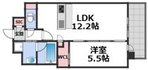 スプランディッド天王寺SOUTH (旧スプランディッド駒川中野駅前)の間取り画像