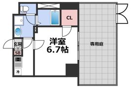 Luxe難波WESTの間取り画像