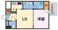 サムティ難波グレイスの間取り画像