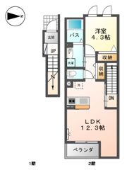パーシモンKの間取り画像