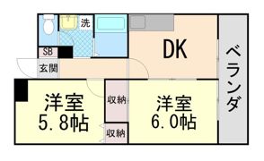 エスペランサ豊中の間取り画像