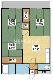 ニューライフ長与の間取り画像