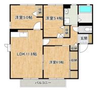 グランシャリオAの間取り画像