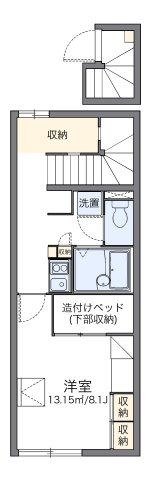 レオパレス純Ⅲの間取り画像