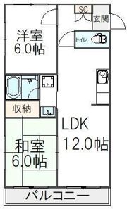 グレース浦安Ⅰの間取り画像