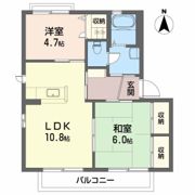シャーメゾン北黒田Aの間取り画像