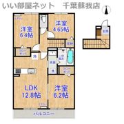 メゾン・ソレイユⅡの間取り画像