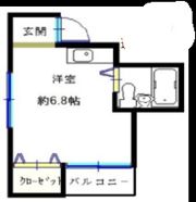 プラザ香里の間取り画像