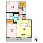 ライトパレスうずら野の間取り画像