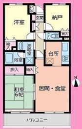 ソシア勝見田の間取り画像
