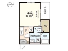 GRACE COURT 北方の間取り画像